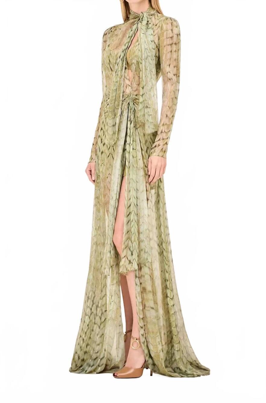NEW ALEXIS lexia maxi dress in verdelis